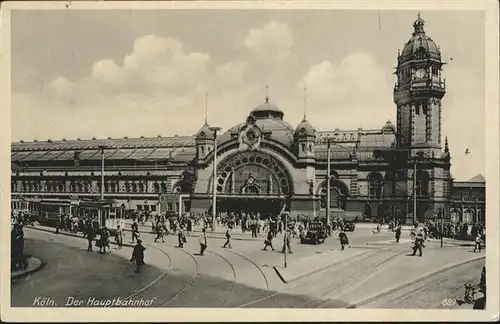 Koeln Rhein Hauptbahnhof / Koeln /Koeln Stadtkreis