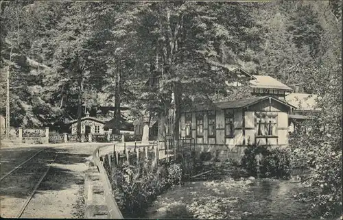 Bad Schandau Lichtenhainer Wasserfall / Bad Schandau /Saechsische Schweiz-Osterzgebirge LKR