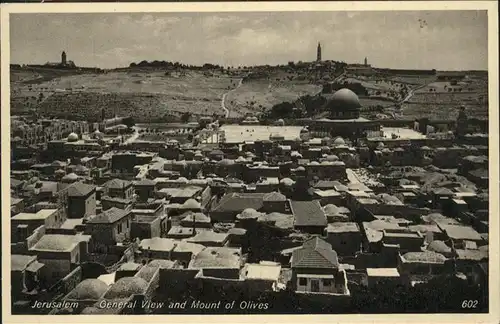 Jerusalem Yerushalayim Mount of Olives / Israel /