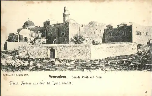Jerusalem Yerushalayim Davids Grab auf Sion / Israel /