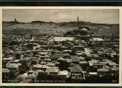 Jerusalem Yerushalayim Mount of Olives / Israel /