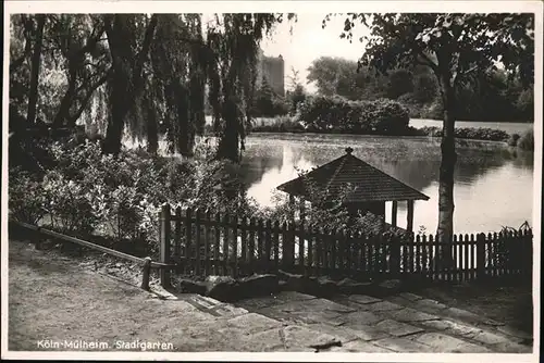 Koeln Rhein Muelheim Stadtgarten Feldpost / Koeln /Koeln Stadtkreis