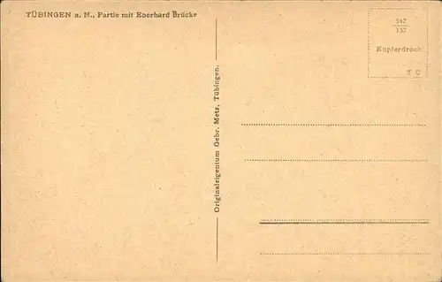 Tuebingen Eberhardt Bruecke / Tuebingen /Tuebingen LKR