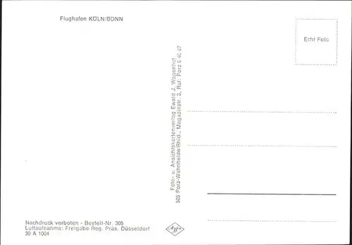 Koeln Rhein Flughafen Koeln Bonn / Koeln /Koeln Stadtkreis