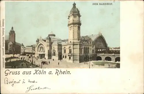 Koeln Rhein Bahnhof / Koeln /Koeln Stadtkreis