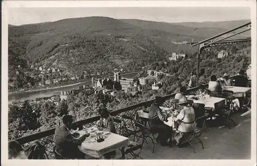 Heidelberg Neckar Gaststaette Molkenkur / Heidelberg /Heidelberg Stadtkreis