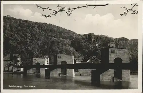 Heidelberg Neckar Stauwehr / Heidelberg /Heidelberg Stadtkreis