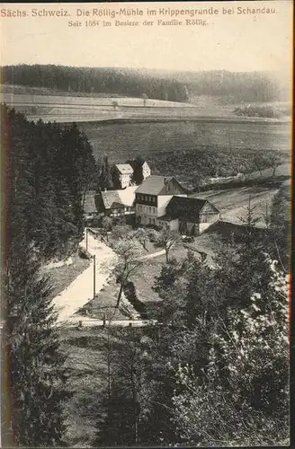 Bad Schandau Roellig Muehle  / Bad Schandau /Saechsische Schweiz-Osterzgebirge LKR