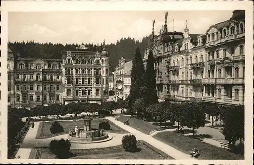 Marienbad Tschechien Boehmen Schillerplatz / Marianske Lazne /