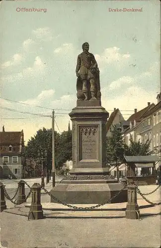 Offenburg Drake-Denkmal / Offenburg /Ortenaukreis LKR