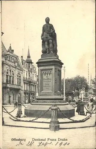 Offenburg Franz Drake Denkmal / Offenburg /Ortenaukreis LKR