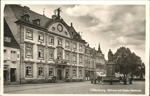 Offenburg Rathaus
Drake-Denkmal / Offenburg /Ortenaukreis LKR