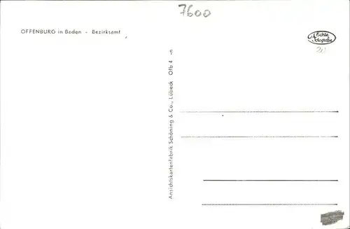 Offenburg Bezirksamt / Offenburg /Ortenaukreis LKR
