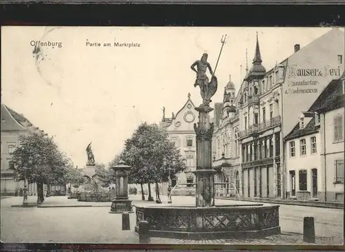 Offenburg Marktplatz / Offenburg /Ortenaukreis LKR