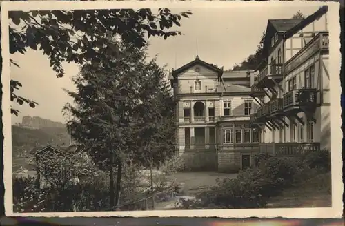 Bad Schandau Kurhaus Alberthoehe / Bad Schandau /Saechsische Schweiz-Osterzgebirge LKR