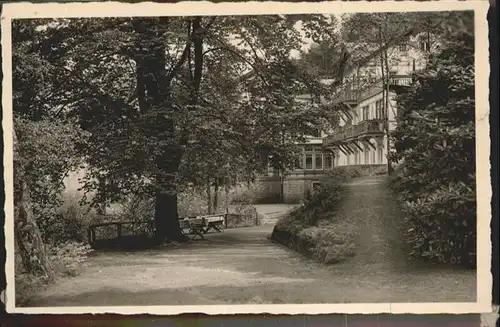 Bad Schandau Dr Leuthners Kurhaus Alberthoehe / Bad Schandau /Saechsische Schweiz-Osterzgebirge LKR