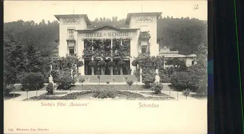 Bad Schandau Sendigs Hotel Quisisana / Bad Schandau /Saechsische Schweiz-Osterzgebirge LKR