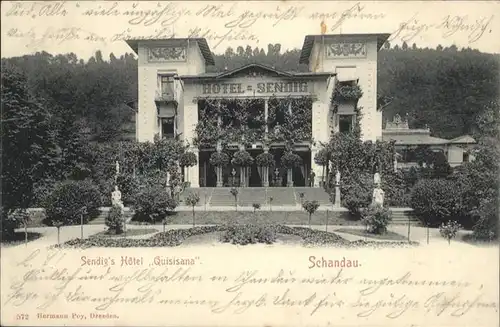 Bad Schandau Sendigs Hotel Quisisana / Bad Schandau /Saechsische Schweiz-Osterzgebirge LKR
