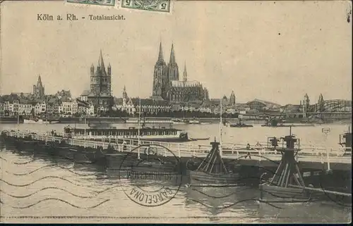 Koeln Rhein Schiff / Koeln /Koeln Stadtkreis