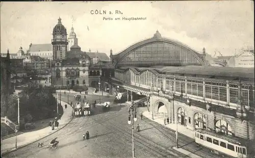 Koeln Rhein Bahnhof Strassenbahn  /  /