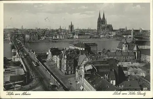 Koeln Rhein Bruecke / Koeln /Koeln Stadtkreis