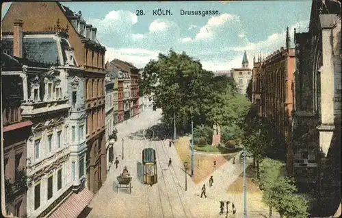 Koeln Rhein Drususgasse Strassenbahn  /  /