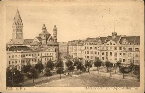 Koeln Rhein Neumarkt Apostel Kirche  /  /