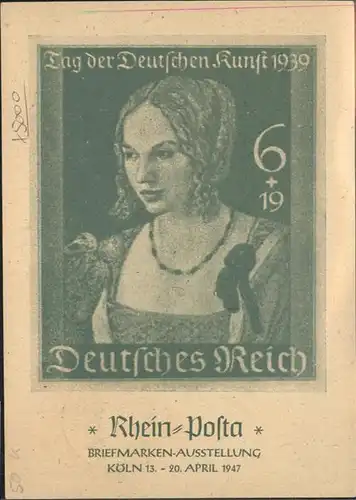 Koeln Rhein Briefmarken Ausstellung / Koeln /Koeln Stadtkreis