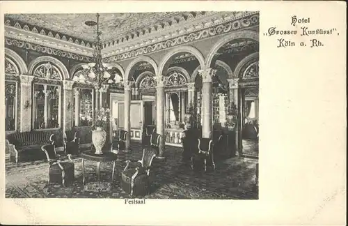 Koeln Rhein Hotel Grosser Kurfuerst Festsaal / Koeln /Koeln Stadtkreis