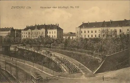 Zwickau Kasernen Regt No 133 x
