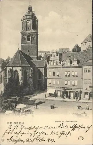 Meissen Markt Stadtkirche x