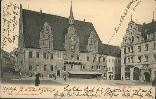 Meissen Rathaus Hirsch-Haus x