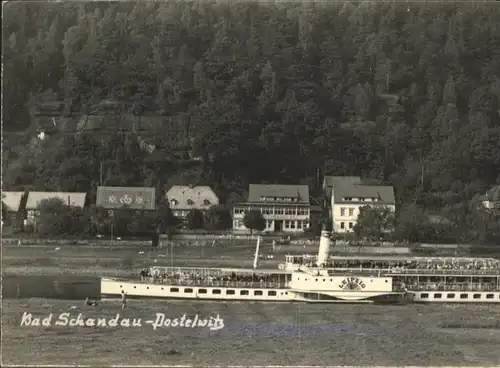 Bad Schandau Postelwitz Saechsische Schweiz *