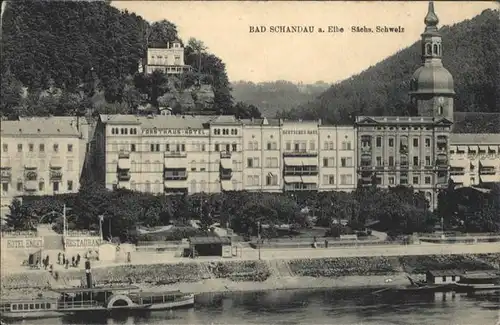 Bad Schandau Elbe Saechsische Schweiz *