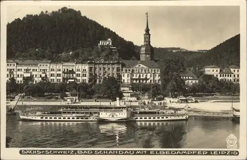 Bad Schandau Elbedampfer Leipzig Saechsische Schweiz x