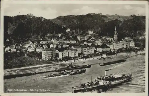 Bad Schandau Elbedampfer Saechsische Schweiz x