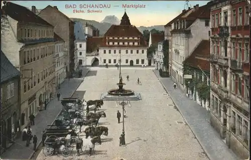 Bad Schandau Marktplatz Saechsische Schweiz x