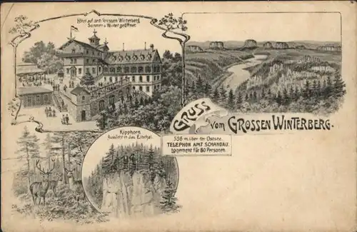 Bad Schandau Grossen Winterberg Hotel Kipphorn Hirsch *