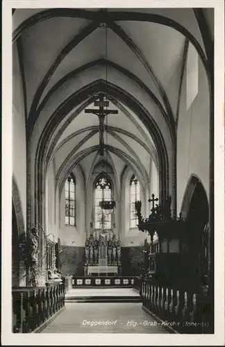 Deggendorf Donau Deggendorf Grab Kirche Inneres * / Deggendorf /Deggendorf LKR