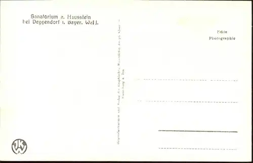 Deggendorf Donau Deggendorf Sanatorium Hausstein * / Deggendorf /Deggendorf LKR