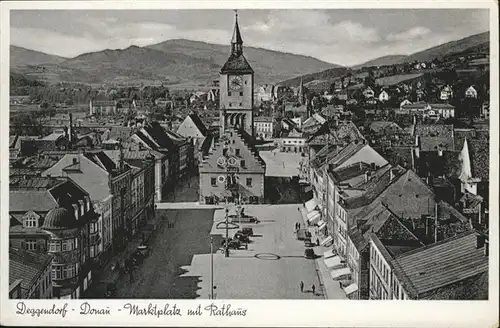 Deggendorf Donau Marktplatz Rathaus / Deggendorf /Deggendorf LKR