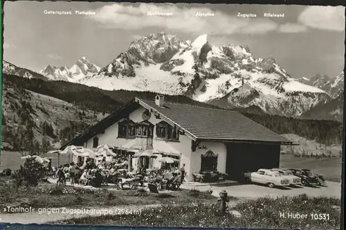 Mittenwald Tonihof Cafe Restaurant Pension 