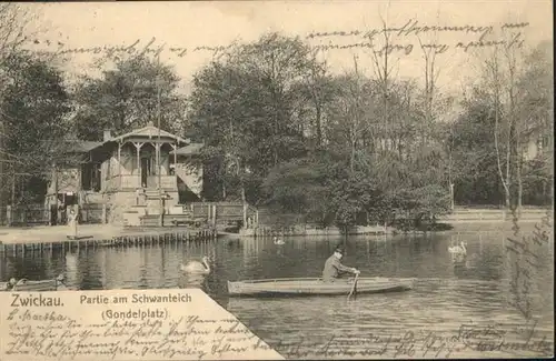 Zwickau Schwanteich Boot