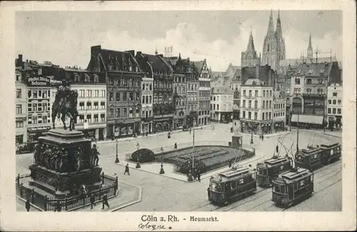 Koeln Heumarkt Strassenbahn 