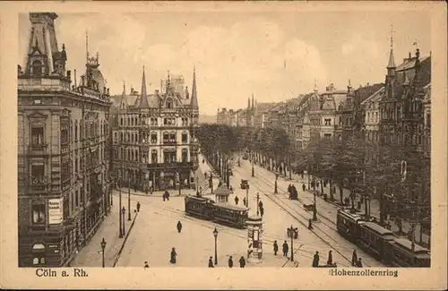 Koeln Hohenzollernring Strassenbahn 