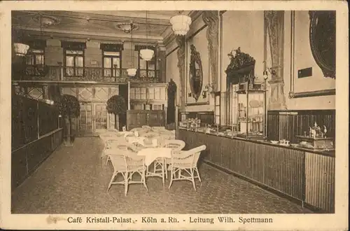 Koeln Cafe Kristall Palast