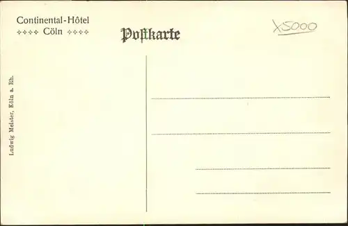 Koeln Continental Hotel 