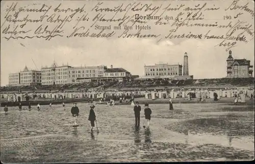 Borkum Nordseebad Borkum Hotel Strand x / Borkum /Leer LKR