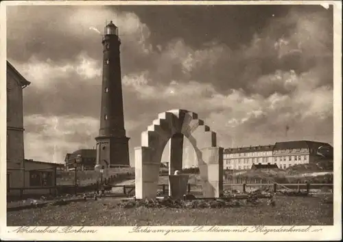 Borkum Nordseebad Borkum Denkmal Leuchtturm * / Borkum /Leer LKR