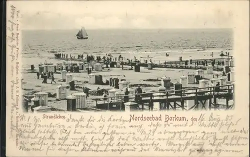 Borkum Nordseebad Borkum Strand x / Borkum /Leer LKR